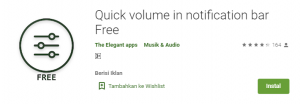 Quick Volume Control Android App