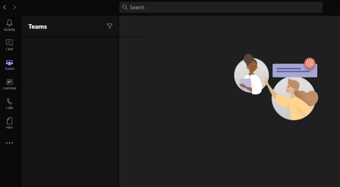 dark mode pada microsoft teams