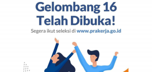 kartu prakerja gelombang 16 telah dibuka