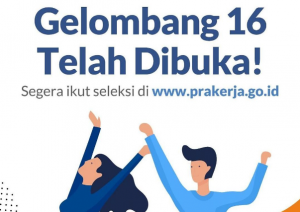 kartu prakerja gelombang 16 telah resmi dibuka