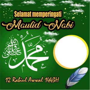 Kumpulan Twibbon Maulid beserta Bacaan Sholawat Nabi