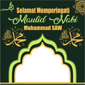 Kumpulan Twibbon Maulid beserta Bacaan Sholawat Nabi