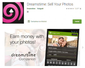 Aplikasi Dreamstime