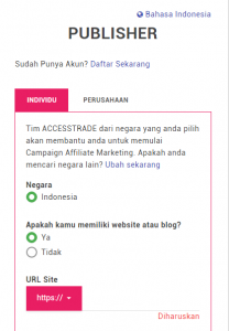 Cara Mendaftar Shopee Affiliate di Accestrade