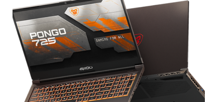 Axioo Pongo 725, Laptop Gaming Lokal dengan Performa Tangguh Setara PC Desktop
